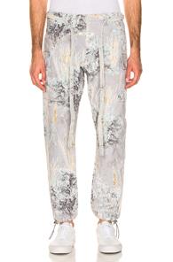 Fear Of God Jujitsu Pant In Camo,gray,tie Dye