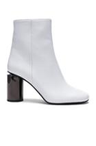 Acne Studios Leather Allis Boots In White