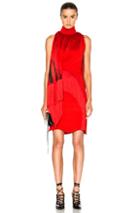 Givenchy Fringe Detail Mini Dress In Red,stripes