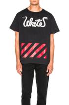 Off-white White Patchwork Tee In Black