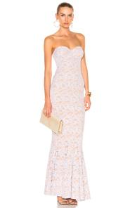 Norma Kamali Corset Gown In White