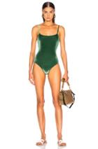 Solid & Striped Nina Swimsuit In Green