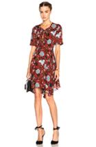A.l.c. Sosta Dress In Red,floral