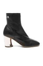 Proenza Schouler Leather Booties In Black