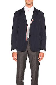 Thom Browne Patch Pocket Blazer In Blue