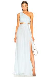 Cinq A Sept Goldie Dress In Green,blue