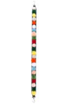 Fendi Pom Pom Bag Strap In Green