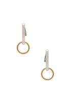 Alexander Wang Hook Clip Earrings In Metallics