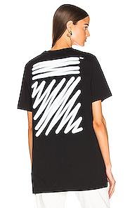 Off-white Fwrd Exclusive Short Sleeve Tee In Black