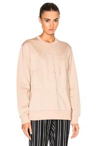 Givenchy Love Embroidered Sweatshirt In Pink