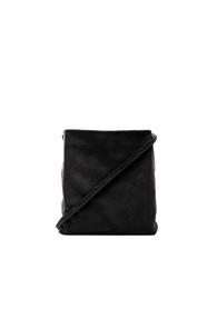 Ann Demeulemeester Suede Satchel In Black