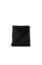 Ann Demeulemeester Suede Satchel In Black