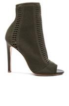Gianvito Rossi Knit Booties In Green