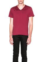 Maison Margiela Graphic Tee In Red