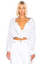 Jacquemus Siena Shirt In Polka Dots,white