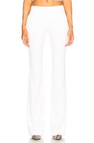Alexander Mcqueen Narrow Bootcut Trousers In White