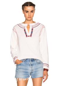 A.p.c. Medina Blouse In Neutrals
