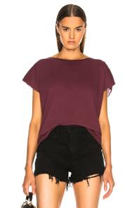 Raquel Allegra Reversible Muscle Tee In Red