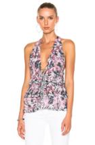 Iro Miren Top In Floral,green,pink