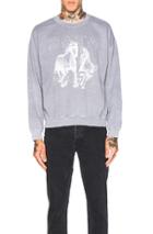 Baja East Fleece Sweatshirt In Gray