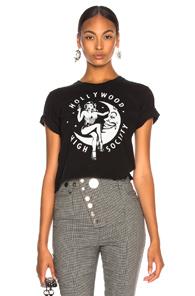 Local Authority High Society Crop Tee In Black