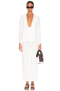 Staud Catch Jumpsuit In White