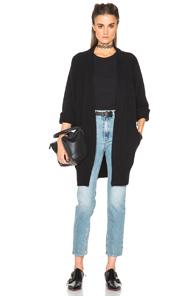 Acne Studios Sonya Wool Cardigan In Black