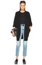 Acne Studios Sonya Wool Cardigan In Black