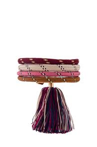 Isabel Marant Everest Bracelet In Pink,metallics