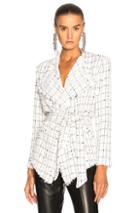 Iro Quinet Jacket In Checkered & Plaid,white