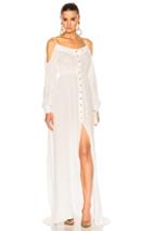 Balmain Maxi Dress In White