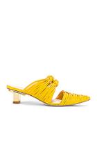 Cult Gaia Knot Mule In Yellow
