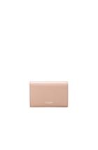 Saint Laurent Large Fragments Flap Wallet In Neutrals,pink