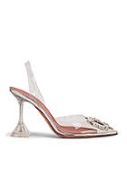 Amina Muaddi Begum Pump In Metallic