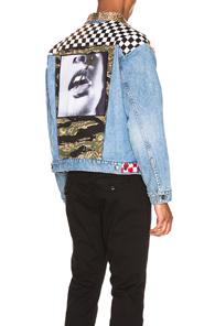 Herman Jean Jacket In Checkered & Plaid,animal Print,blue