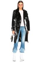 Helmut Lang Flasher Trench Coat In Black