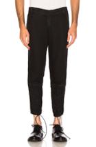 Haider Ackermann Lace Up Biker Trousers In Black