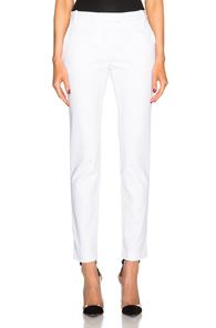 Kaufmanfranco Compact Cotton Trousers In White