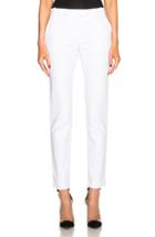 Kaufmanfranco Compact Cotton Trousers In White