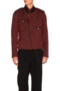Ann Demeulemeester Blouson In Red
