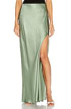 Sablyn Isabella Slit Skirt In Green