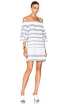 Alexis Olevetti Dress In Gray,white,stripes