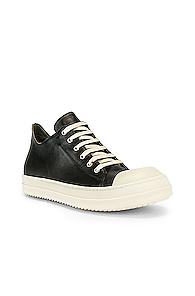 Rick Owens Low Sneakers In Black