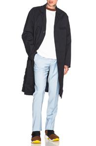 Marni Washed Coat In Blue