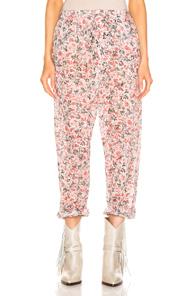 Isabel Marant Etoile Enoa Pant In Paisley,red,white