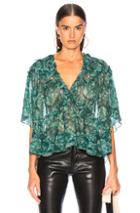 Iro Date Top In Abstract,green