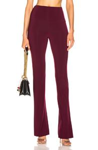 Norma Kamali Boot Pant In Purple