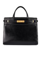 Saint Laurent Small Manhattan Shopping Tote Bag In Black