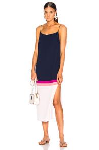 Flagpole Lennon Dress In Blue,pink,stripes