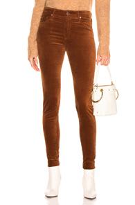 Ag Adriano Goldschmied Farrah Skinny In Brown